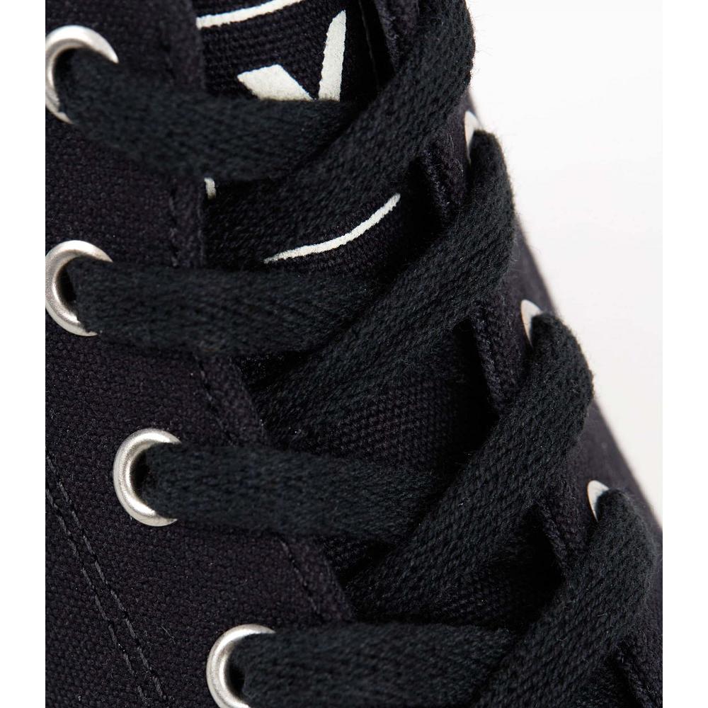 Men's Veja LACES ORGANIC COTTON Shoes Black | SG 207FDN